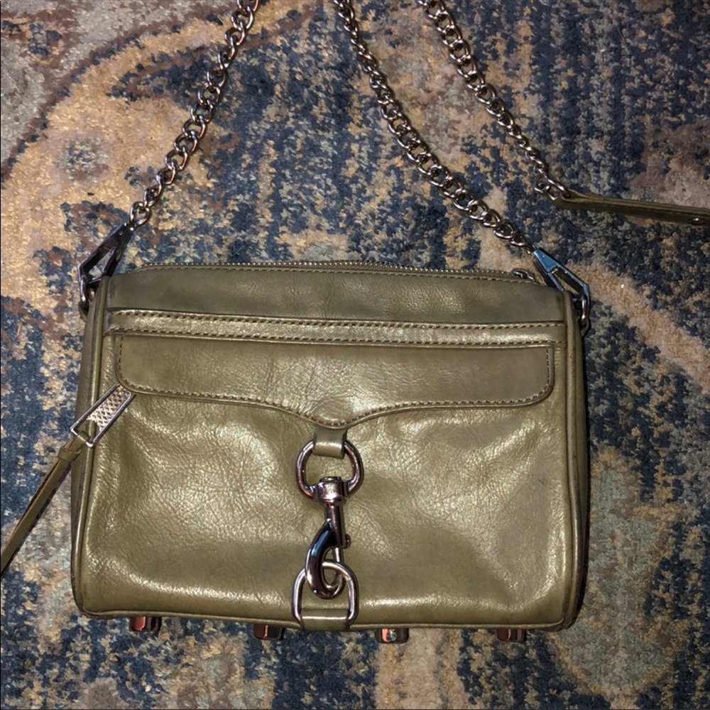 Gorgeous green Rebecca Minkoff chain crossbody